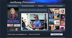 Desktop Screenshot of anthonyproveaux.com