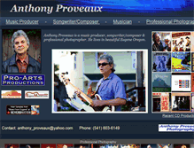 Tablet Screenshot of anthonyproveaux.com